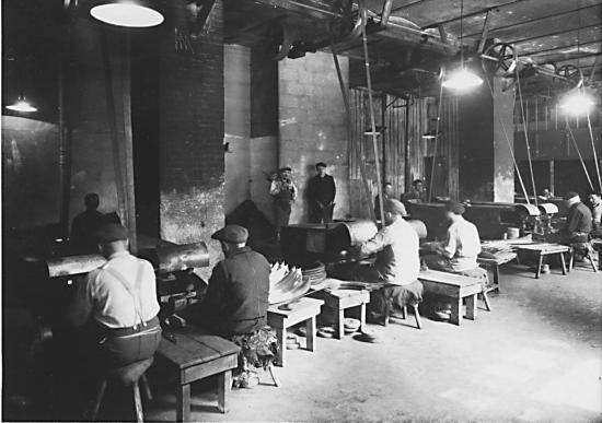 Atelier de polissage (© Vallée des forges)