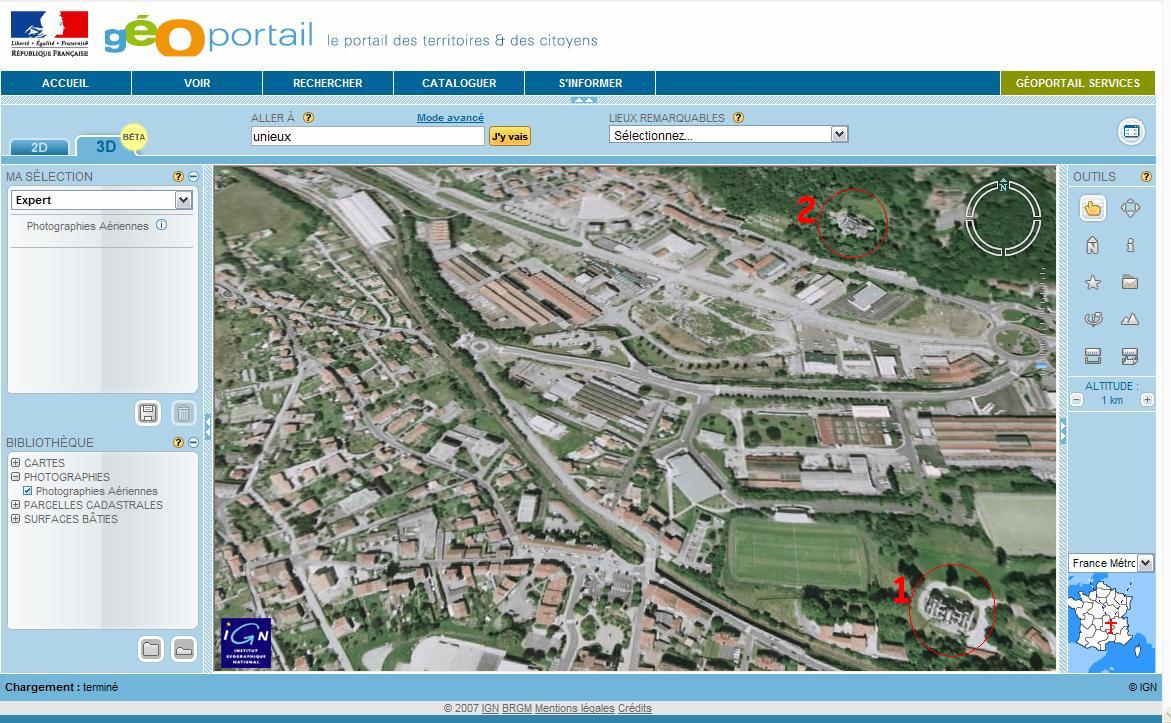 chateau dorian (© Geoportail)